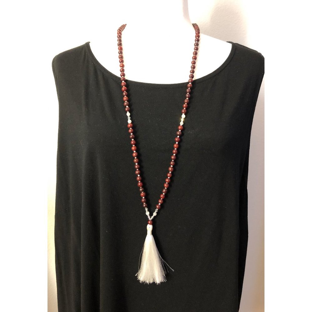 Tiny Devotions Moonstone Mala Beads